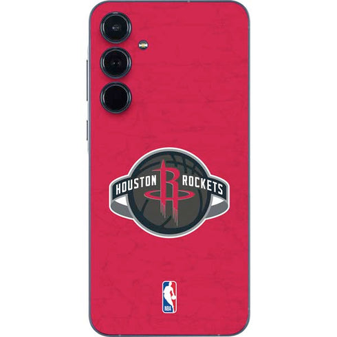 NBA Houston Rockets Distressed Galaxy A35 5G Skin